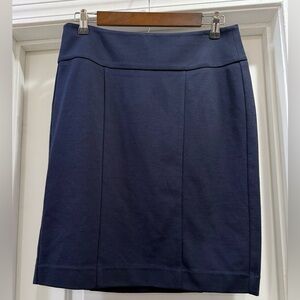 CAbi  Navy Blue Pencil Skirt Knee-Length Workwear Size 6